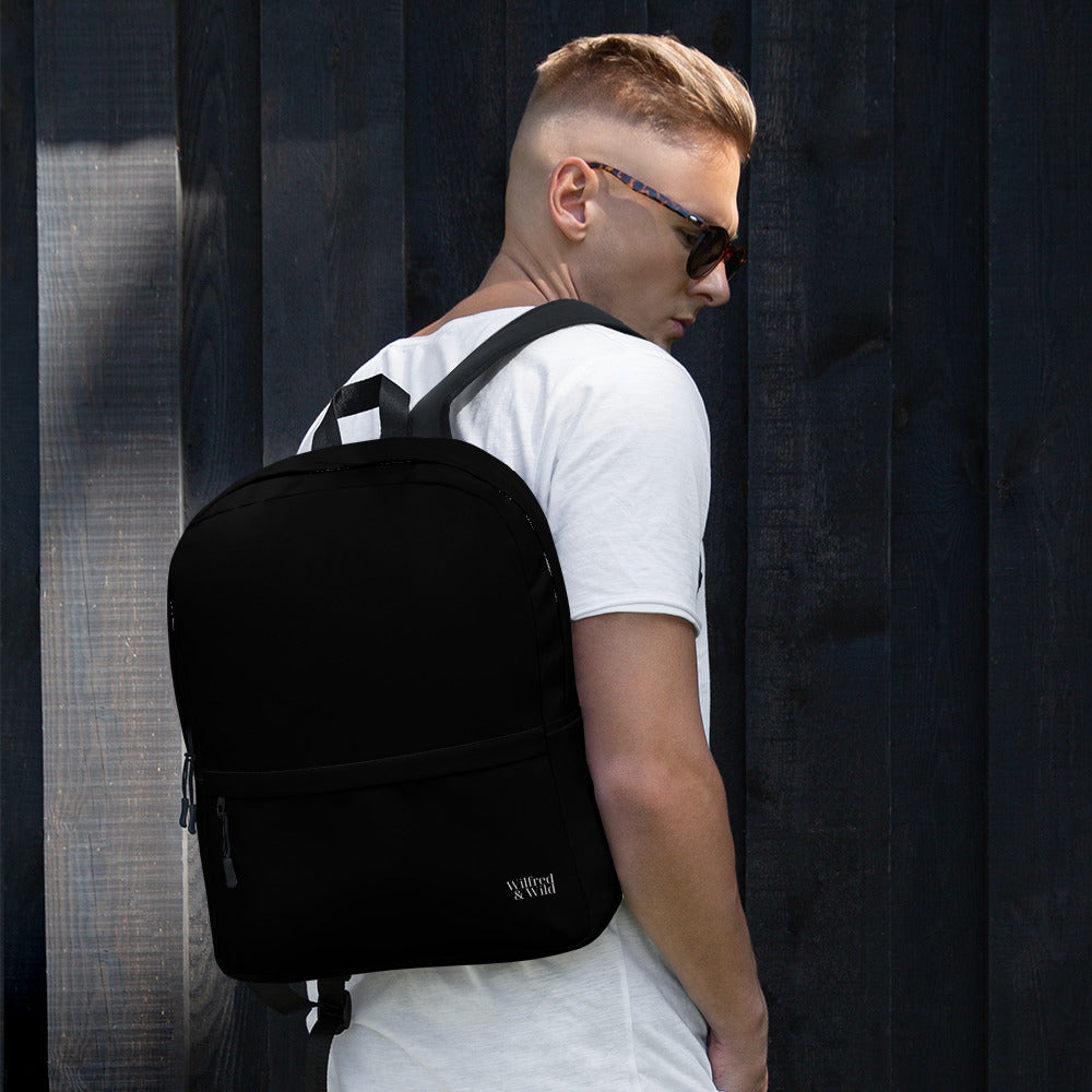 Travel Further Minimalistic Backpack - Black