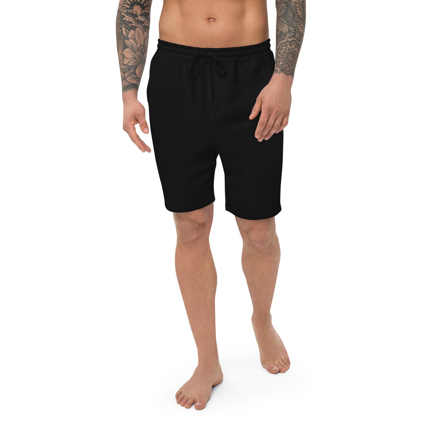 Premium Essential Fleece Shorts - Black