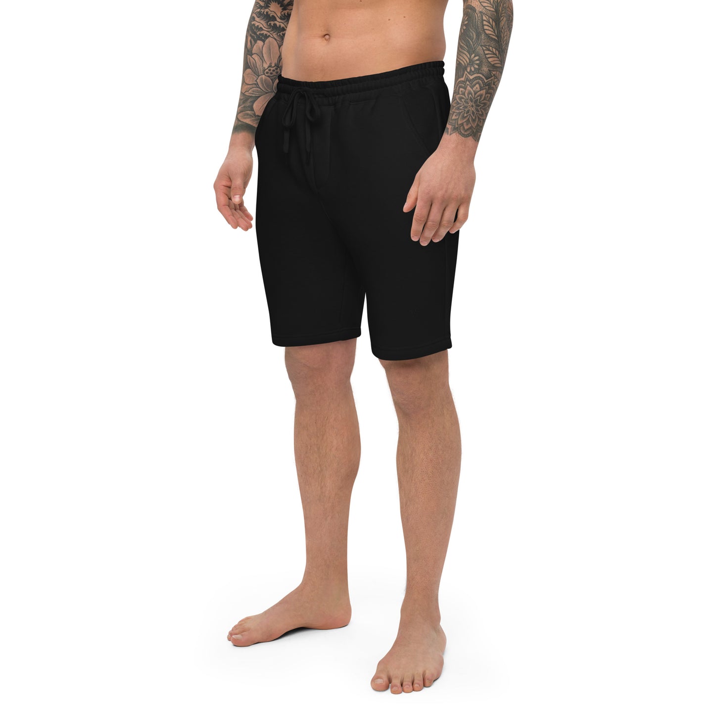 Premium Essential Fleece Shorts - Black