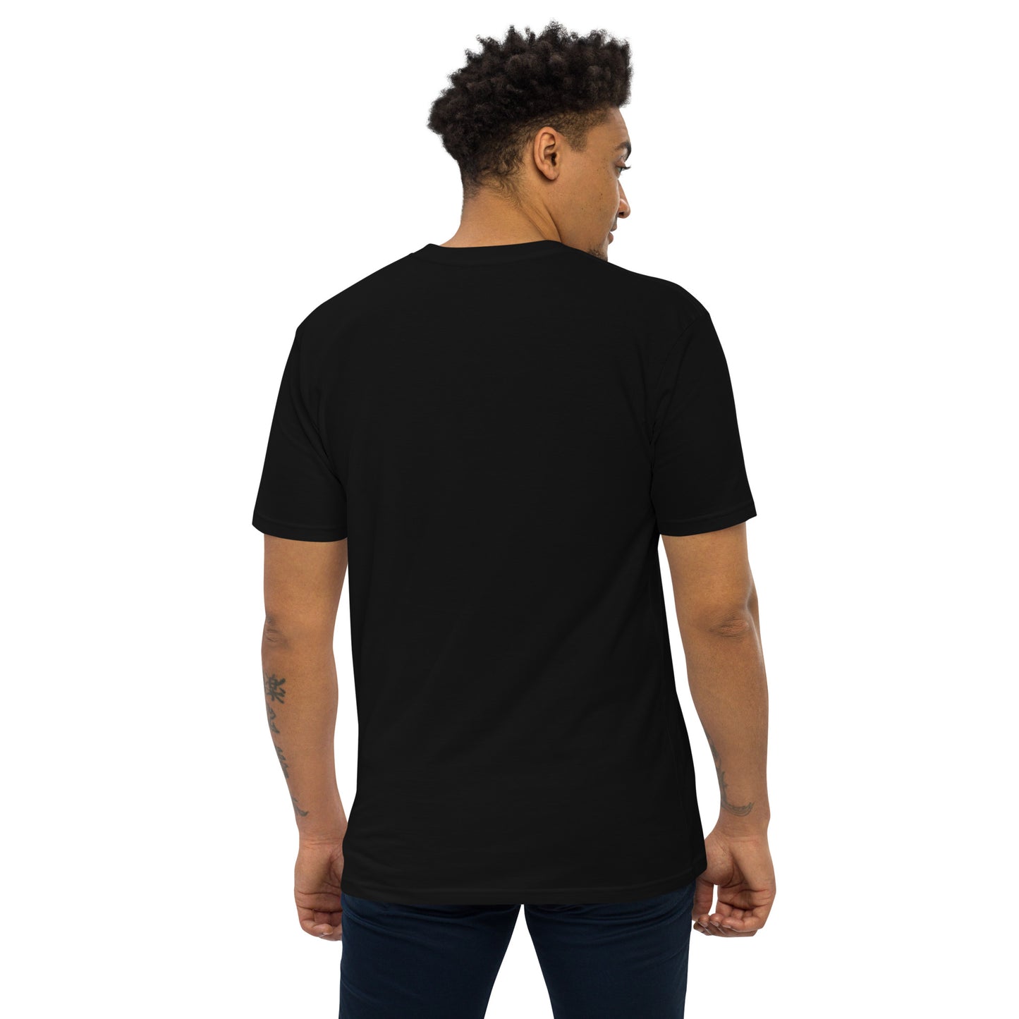 Premium Heavyweight Cotton Essential Tee - Black