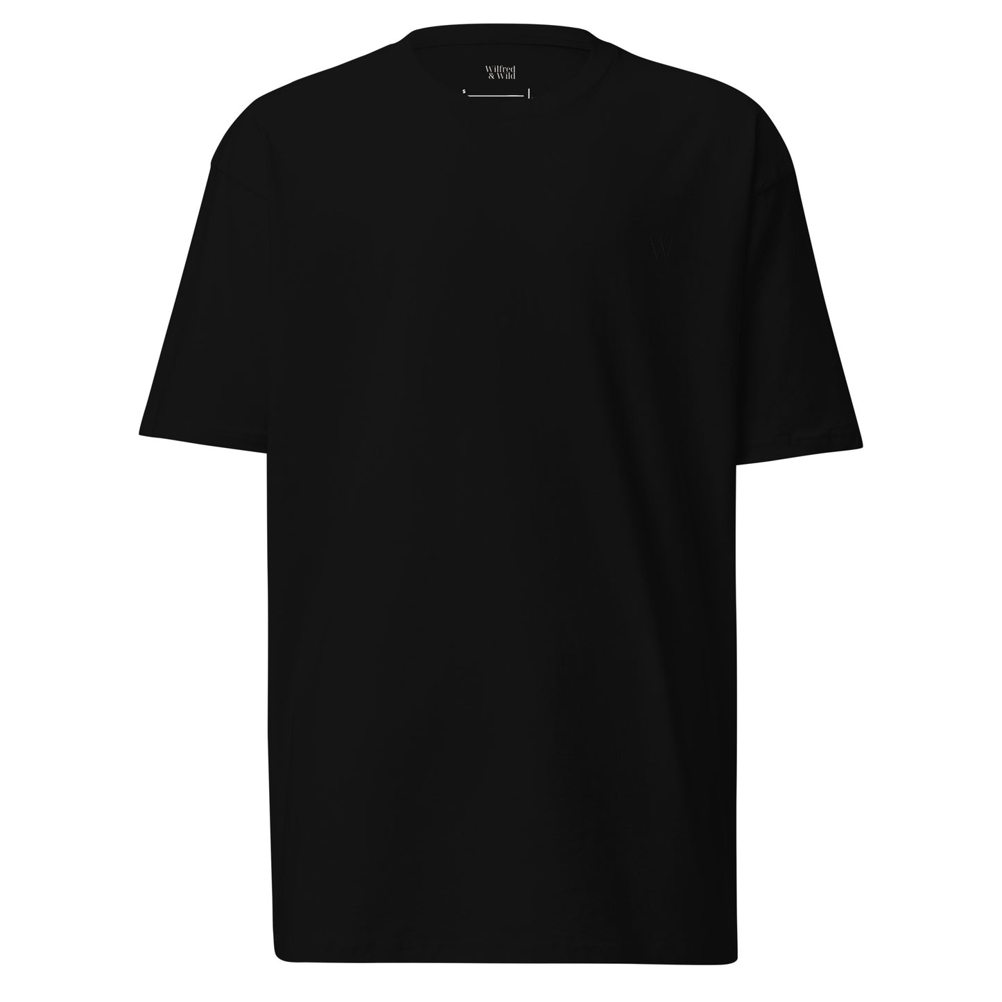 Premium Heavyweight Cotton Essential Tee - Black