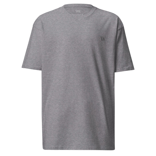 Premium Heavyweight Cotton Essential Tee - Grey