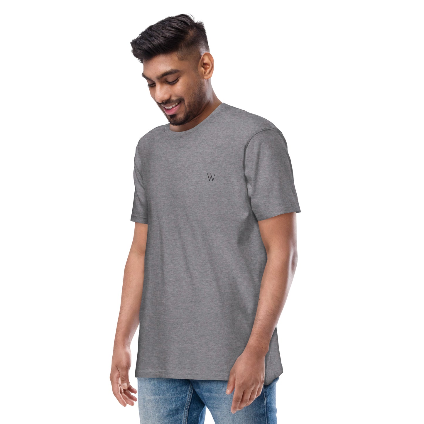 Premium Heavyweight Cotton Essential Tee - Grey