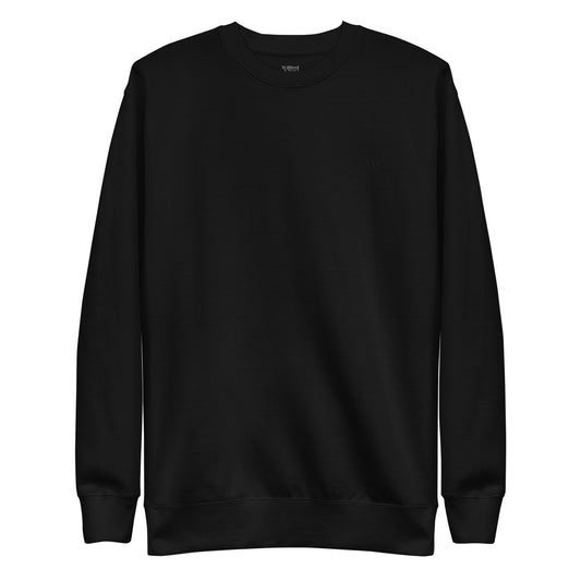 Premium Essential Crewneck Sweatshirt - Black